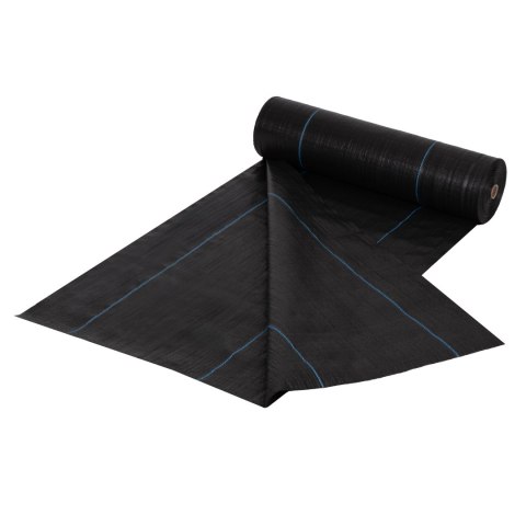 Agrowłóknina czarna agrotkanina UV 150g mata antychwastowa 1,6x20m kołki MulltiGarden