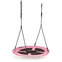 Huśtawka ogrodowa bocianie gniazdo 100 cm różowa ECOTOYS