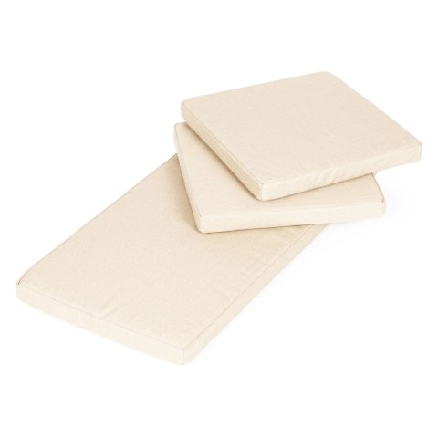 Komplet mebli ogrodowych z technorattanu ławka stolik krzesła czarny MultiGarden