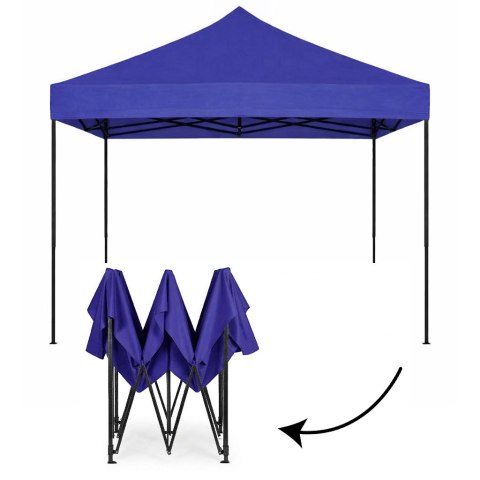 Pawilon ogrodowy eventowy automatyczny samorozkładalny namiot 3x3 m niebieski MultiGarden