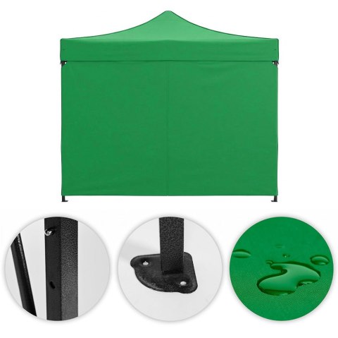 Pawilon ogrodowy eventowy automatyczny samorozkładalny namiot 3x3 m zielony MultiGarden