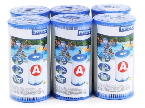 Filtr filtry typ A - do pompy basenu INTEX 29000 - 6 sztuk
