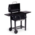 Grill węglowy ogrodowy z pokrywą regulacja rusztu termometr popielnik MultiGarden