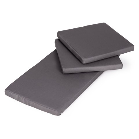 Komplet mebli ogrodowych z technorattanu ławka stolik krzesła brązowy MultiGarden