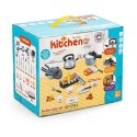 Mini kuchnia garnki akcesoria do kuchni dla dzieci 36 elementów