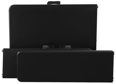 MEBLE OGRODOWE Cateringowe kpl. 180cm stół + 2 ławki BLACK