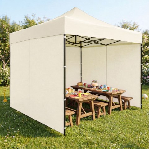 PAWILON HANDLOWY Ogrodowy 3x3m Automatyczny MOCNY CZARNY