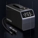 Pompka elektryczna do opon samochodowych z wyświetlaczem 150 PSI 3x4500mAh 12V - szara