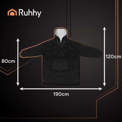 Bluza XXL - koc czarny