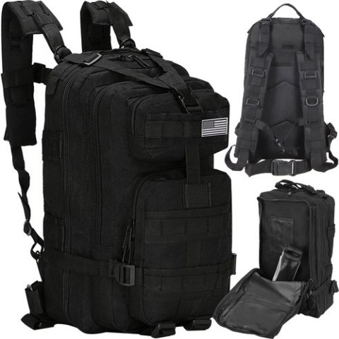 Plecak militarny XL czarny