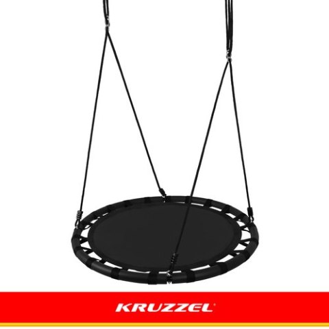 Huśtawka bocianie gniazdo 100 cm czarna