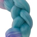 Włosy syntetyczne warkoczyki ombre róż/ni/f W10341
