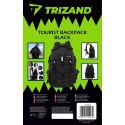Plecak militarny/ turystyczny czarny Trizand 20534