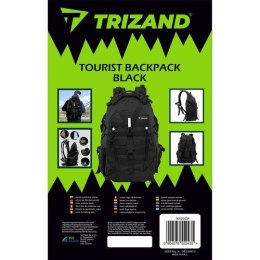 Plecak militarny/ turystyczny czarny Trizand 20534