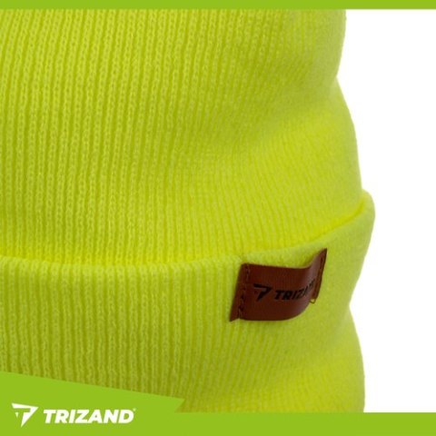 Czapka zimowa z latarką- żółta Trizand 22664