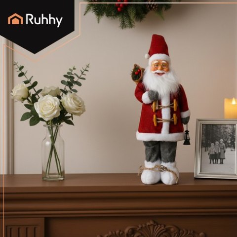Mikołaj- figurka świąteczna 45cm Ruhhy 22352