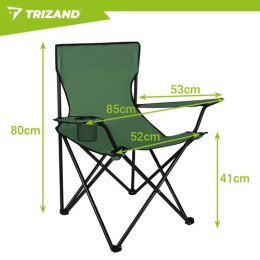 Krzesło wędkarskie zielone K23676