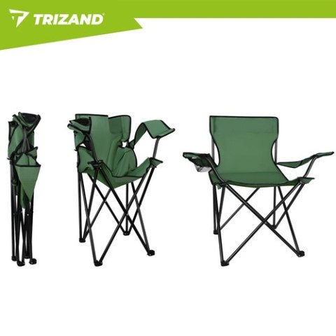 Krzesło wędkarskie zielone K23676