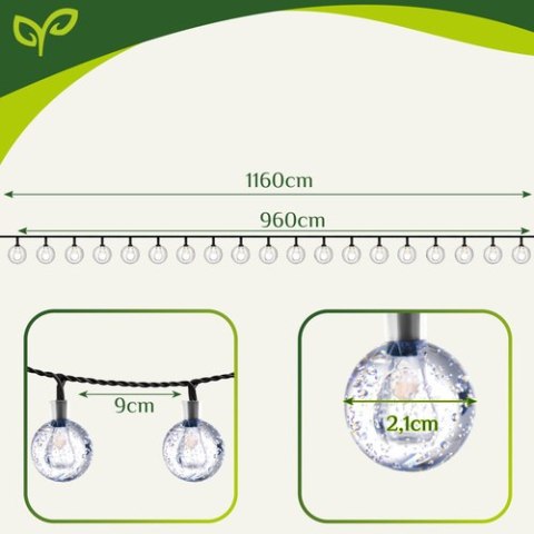 Girlanda solarna 12m IP65 Gardlov 24010
