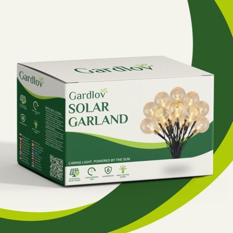 Girlanda solarna 7m IP65 Gardlov 24008