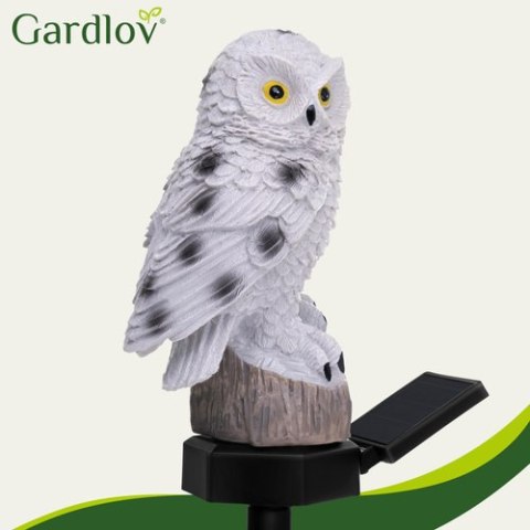 Lampa ogrodowa solarna - sowa Gardlov 23847