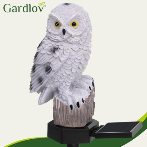 Lampa ogrodowa solarna - sowa Gardlov 23847