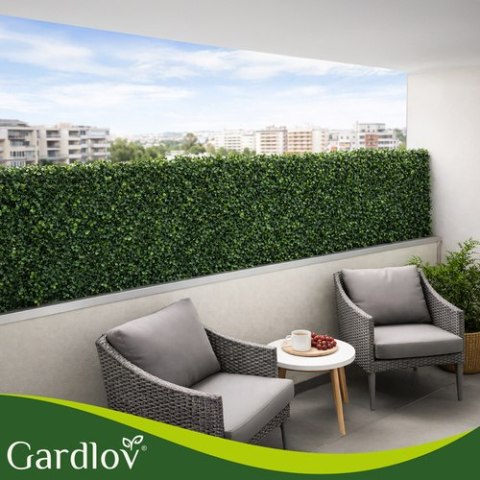 Żywopłot sztuczny na balkon 0,4x0,6cm Gardlov25390