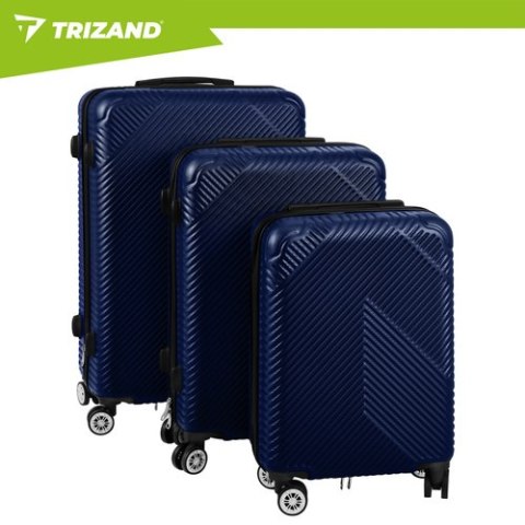 Zestaw walizek 3w1- granatowe Trizand 26664