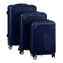 Zestaw walizek 3w1- granatowe Trizand 26664