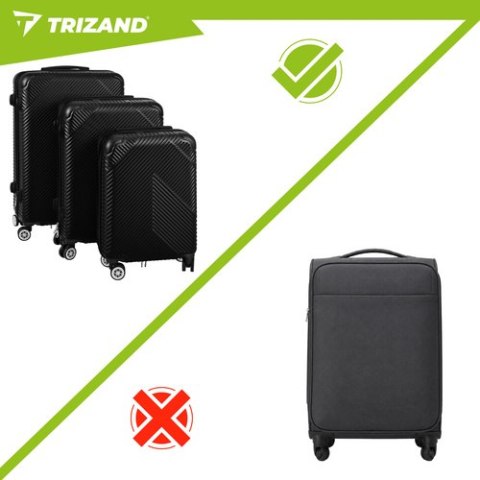 Zestaw walizek 3w1- czarne Trizand 26661