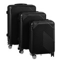 Zestaw walizek 3w1- czarne Trizand 26661