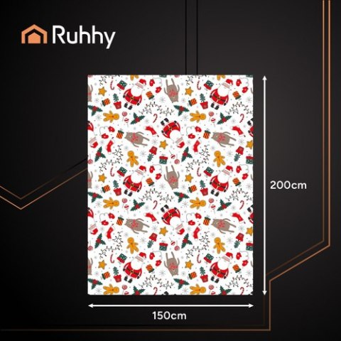 Koc świąteczny 1,5x2m Ruhhy 26608