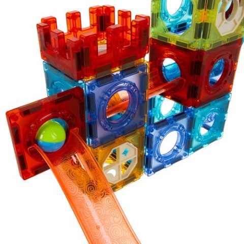 Klocki magnetyczne - tor kulkowy 110el. 25766