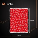 Koc świąteczny flanelowy 1,3x1,7m Ruhhy 26611