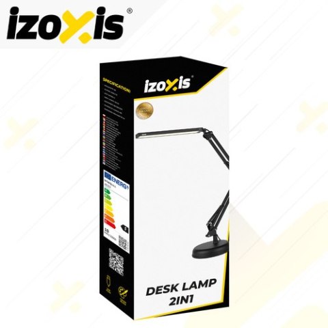 Lampka biurkowa kreślarska 2w1 Izoxis 26357
