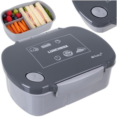Śniadaniówka/lunchbox 800ml szary Ruhhy 26169