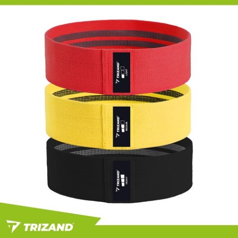 Zestaw gum do ćwiczeń mat. - 3szt. Trizand 25878