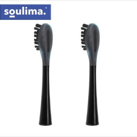 Końcówka do szczoteczki czarna 2szt. Soulima 26932