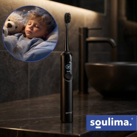Szczoteczka soniczna do zębów czarna Soulima 26851