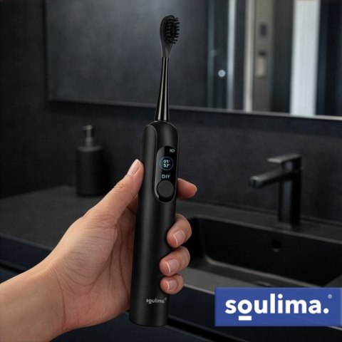 Szczoteczka soniczna do zębów czarna Soulima 26851