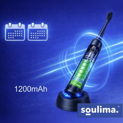 Szczoteczka soniczna do zębów czarna Soulima 26851