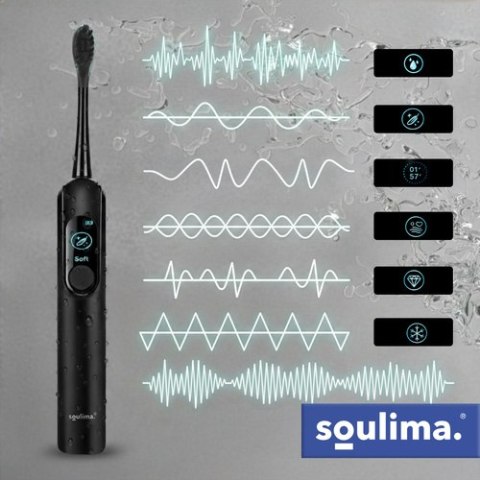 Szczoteczka soniczna do zębów czarna Soulima 26851