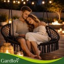 Huśtawka bocianie gniazdo podwójna czarna Gardlov