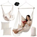 Huśtawka - fotel wiszący 210cm beżowy Gardlov