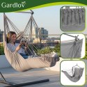 Huśtawka - fotel wiszący 210cm szary Gardlov