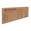Regał magazynowy - czarny 150x75x30 Bigstren