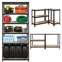 Regał magazynowy - czarny 220x100x45 Bigstren