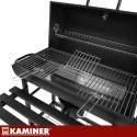 Grill ogrodowy z pokrywą 108x67x96cm Kaminer