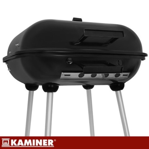 Grill ogrodowy z pokrywą53x77x46cm Kaminer
