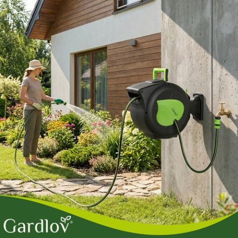 Zwijacz automatyczny na wąż ogrodowy 30m Gardlov